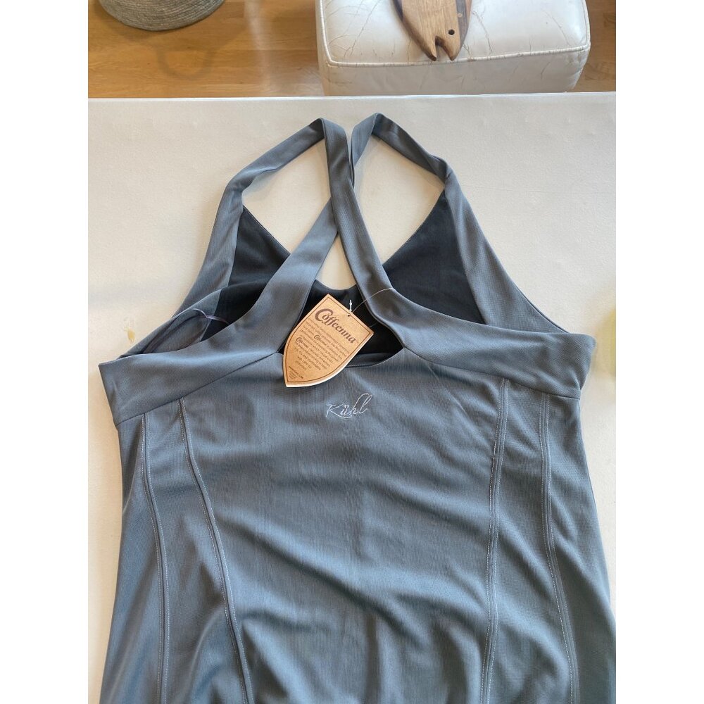 NWT Kuhl Womens Java Dress L Gray Coffeenna Sleeveless X-Cross Racerback MSRP$89 - Picture 8 of 10